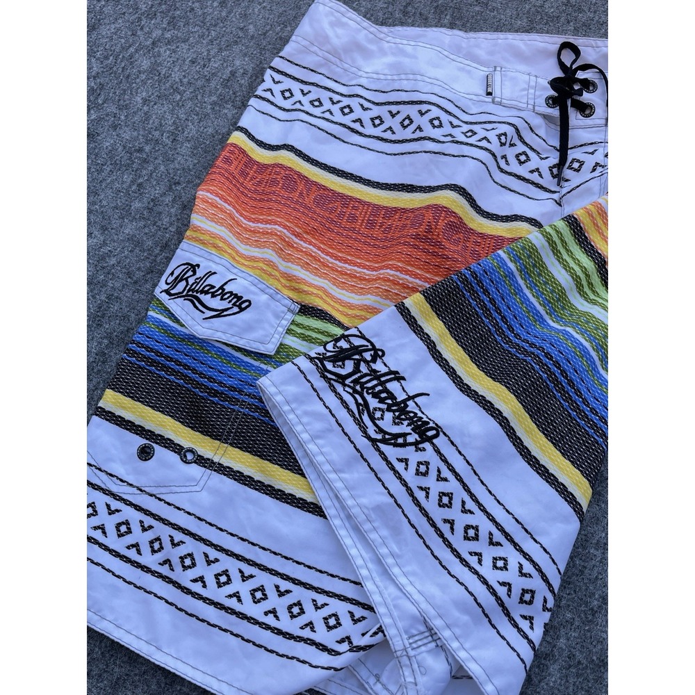 Billabong Board Shorts Mens‎ 36 Hecho En Mexico Viva La Ola Aztec Southwestern
